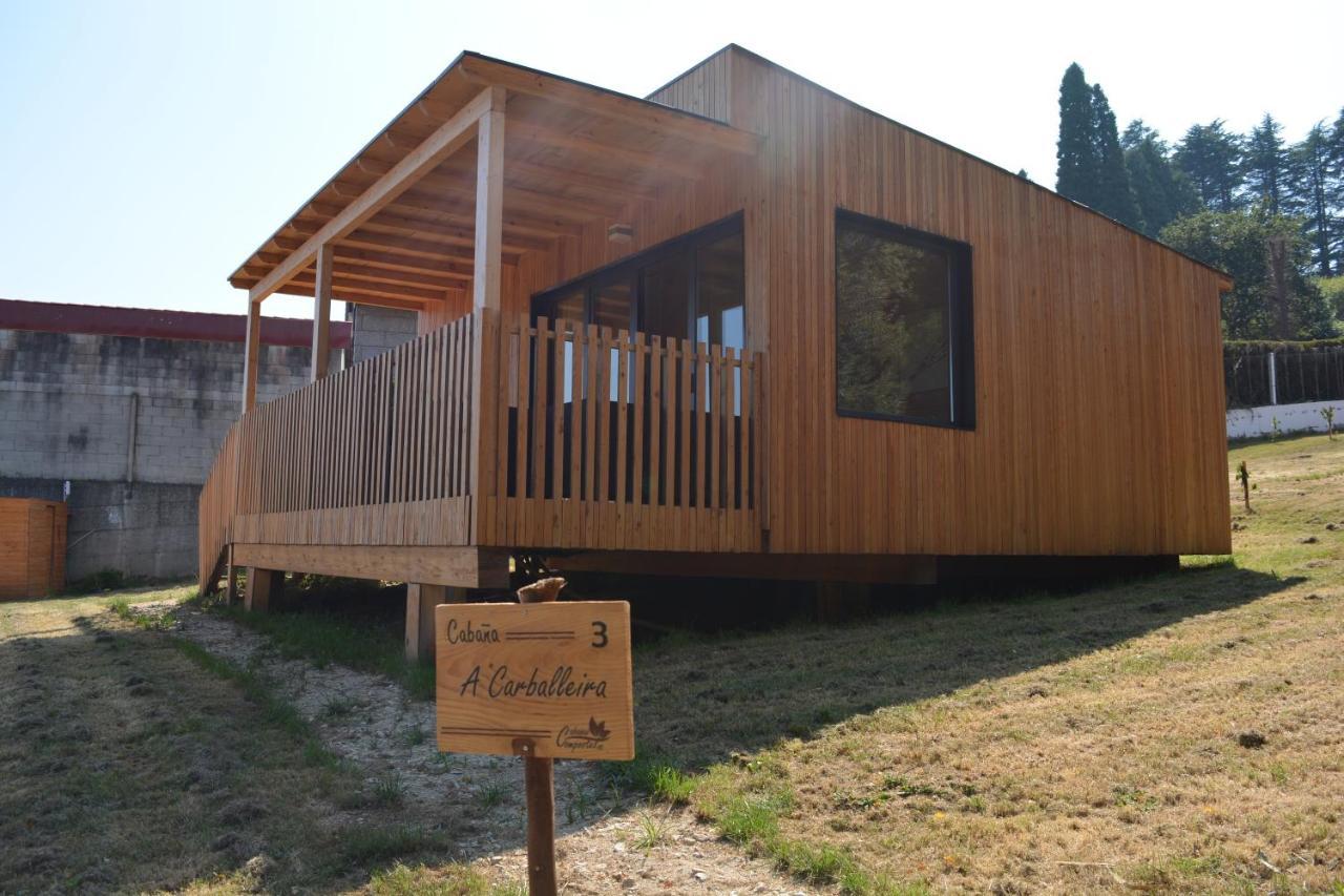 Cabanas Compostela - Cabana A Carballeira ซานติอาโก เด กอมโปสเตลา ภายนอก รูปภาพ